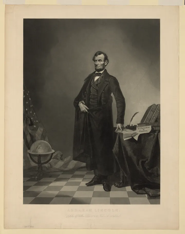 Archive image of President Lincoln